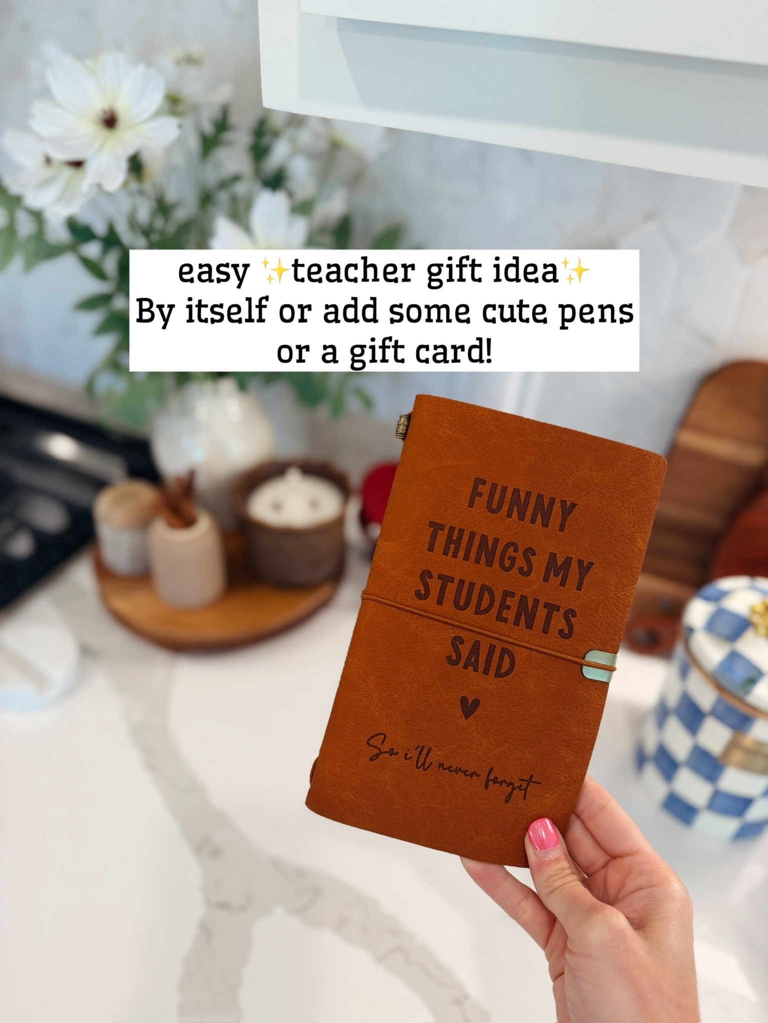 Easy teacher gift idea for back to school! 🤍

Finds under 50, gifts for her, back to school finds, Amazon, Elaina Zinke

#LTKSeasonal #LTKmomlife #LTKKids