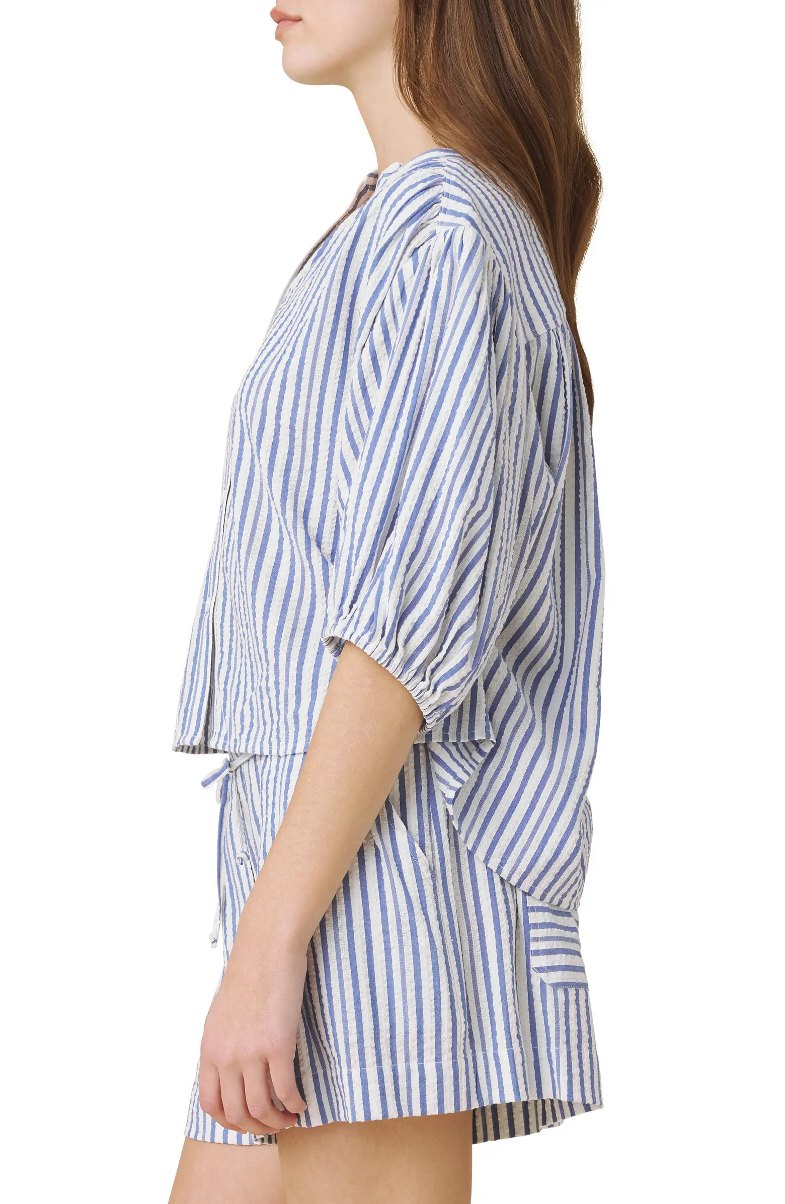 Madelyn Stripe Woven Shirt | Nordstrom