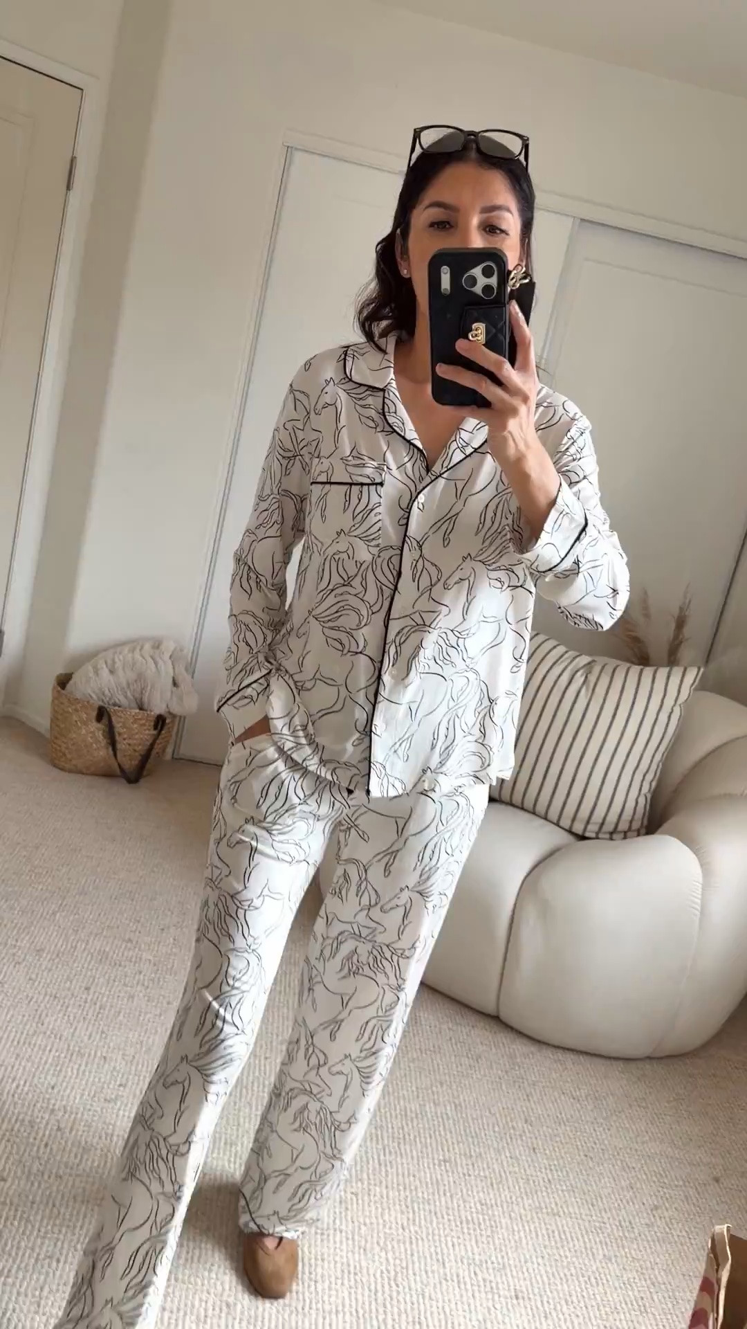 The coziest Target pajamas! 🤍🖤 This horse-print pajama set is SO comfortable and perfect for lounging, slow mornings, or cozy nights at home. Wearing a size S. Love the classic black and white horse print—it looks way more elevated than your typical PJs.

Target pajamas | women’s pajamas | pajama set | cozy pajamas | comfy pajamas | Target finds | Target fashion | loungewear | sleepwear | horse print pajamas | affordable finds | cozy essentials

#TargetFinds #TargetStyle #TargetFashion #TargetPajamas #PajamaSet #CozyPajamas #ComfyPajamas #Loungewear #Sleepwear #LTKFinds #LTKStyle #AffordableFashion

#LTKOver40 #LTKootd #LTKgrwm