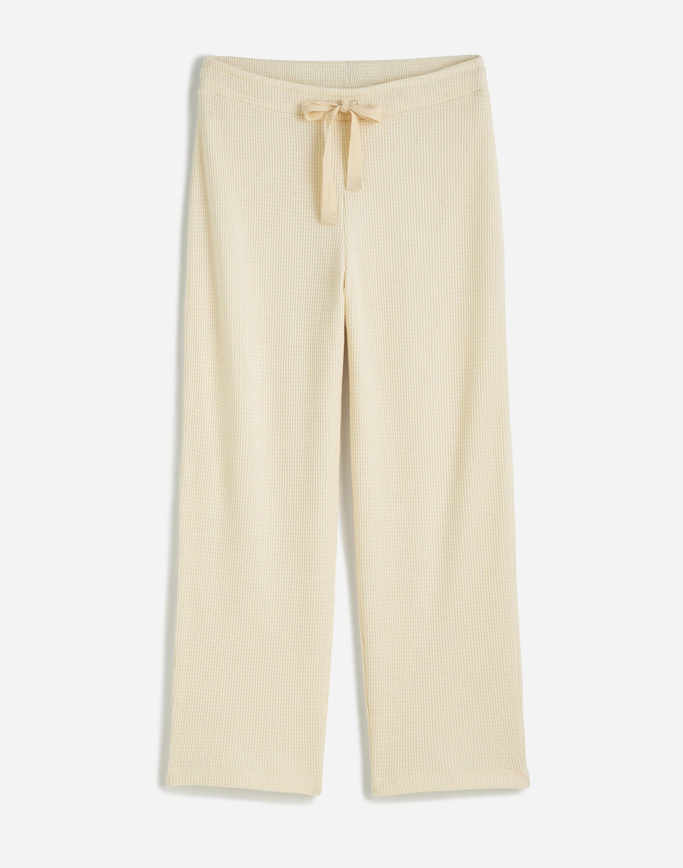 Waffle-Knit Straight-Leg Sweatpants | Madewell | Madewell