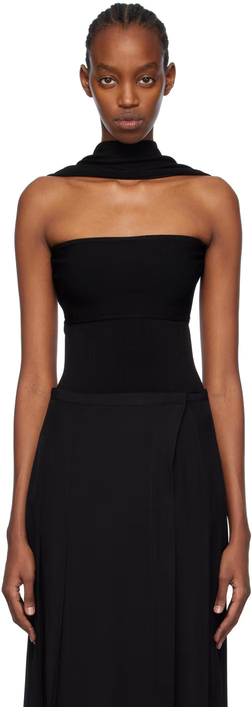Black Slip-Through Top | SSENSE
