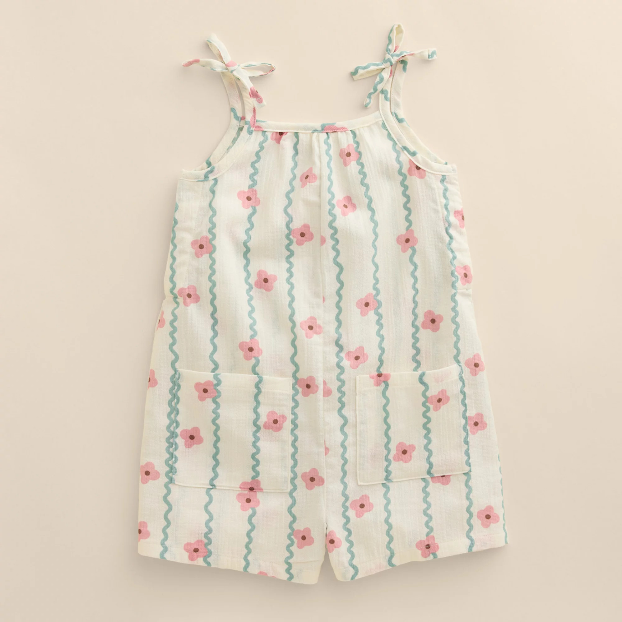 Baby & Toddler Girl Little Co. by Lauren Conrad Tie Shoulder Romper | Kohl's