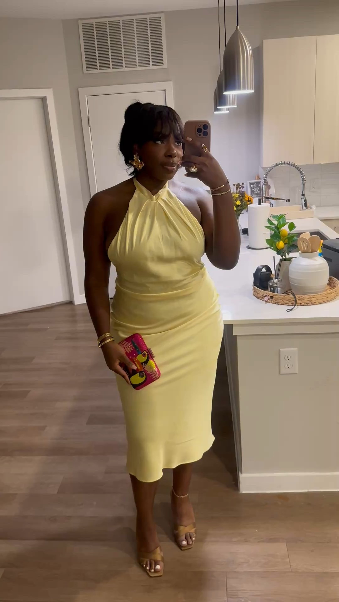 Fell in love with this halter dress from Zara

#datenight #ootd #girlsnight #yellowdress #fashioninspo

#LTKWedding #LTKTall #LTKMidsize