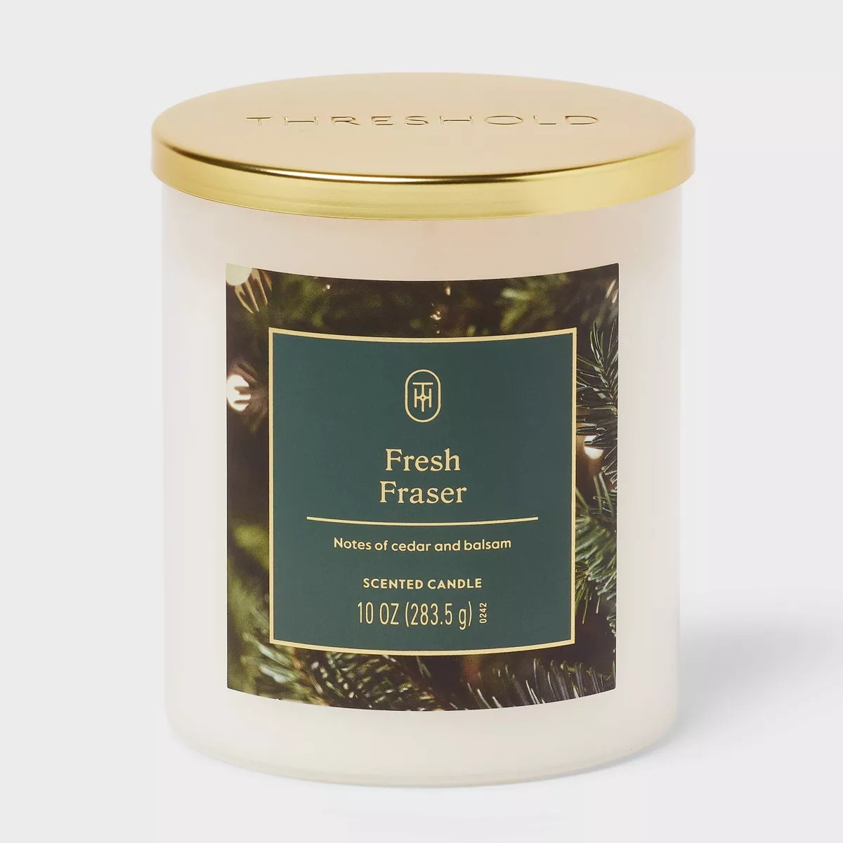 Lidded Glass Fresh Fraser Jar Candle 10oz - Threshold™ | Target