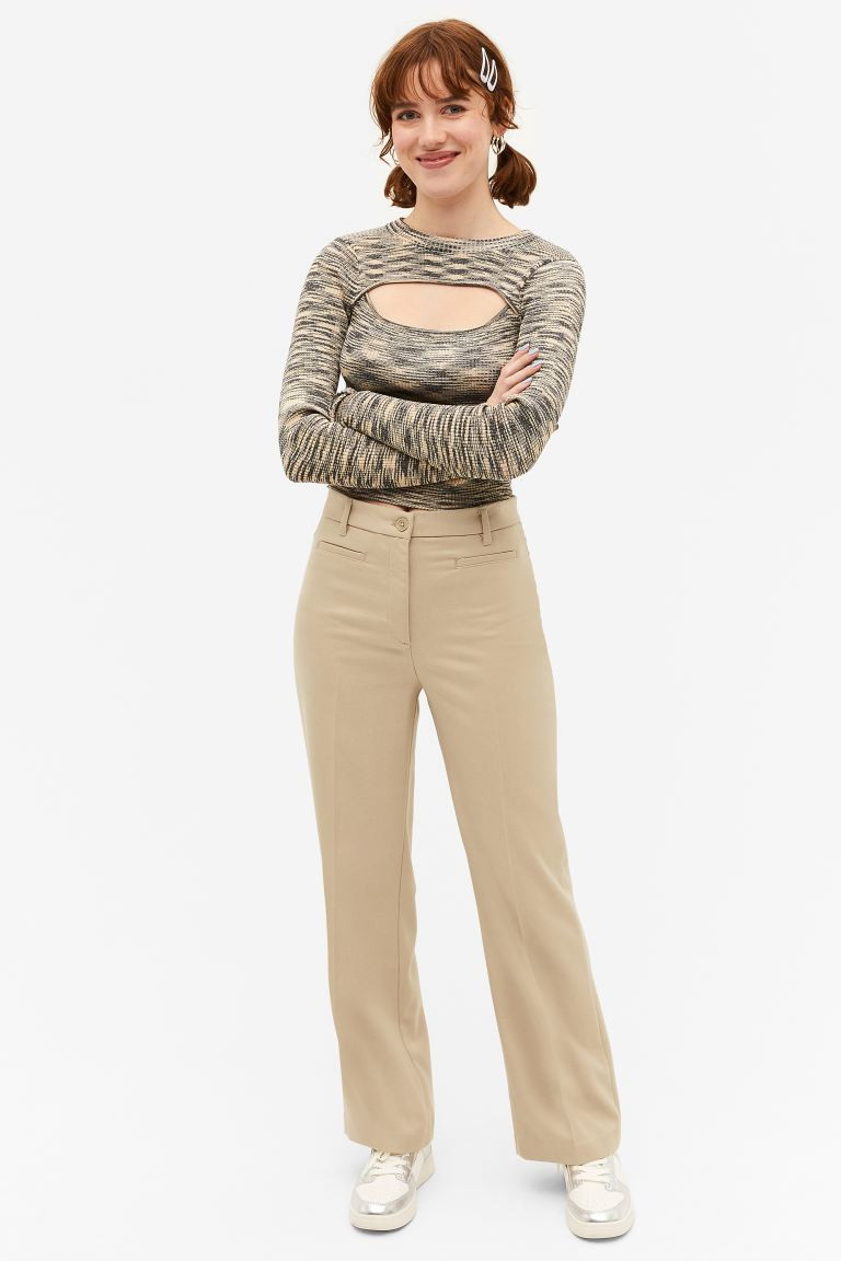 High waist tailored trousers | H&M (UK, MY, IN, SG, PH, TW, HK)