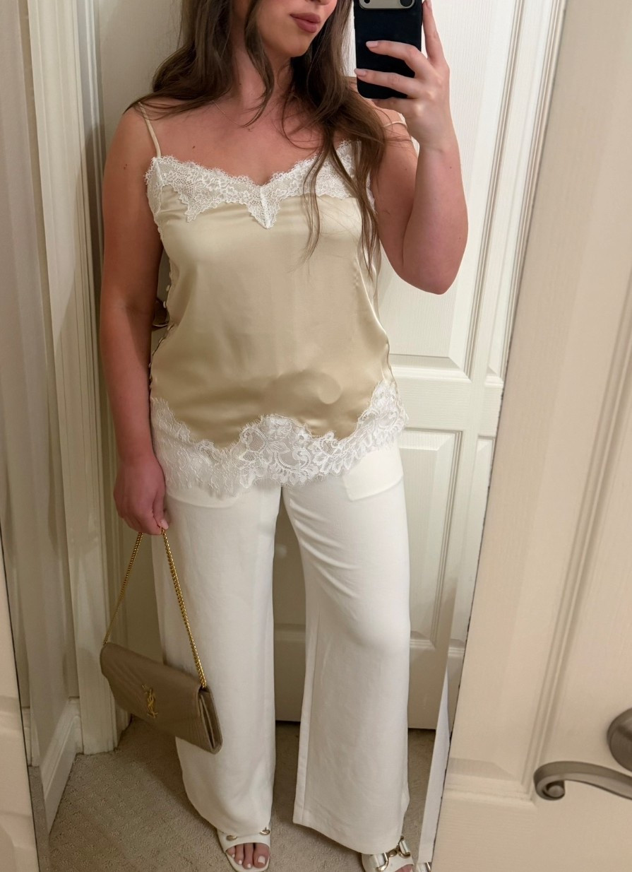 spring outfit of the night ✨

Wearing a small in everything 

My favorite pants I own in every color that don’t wrinkle from Aritzia! 

#LTKSaleAlert #LTKootd