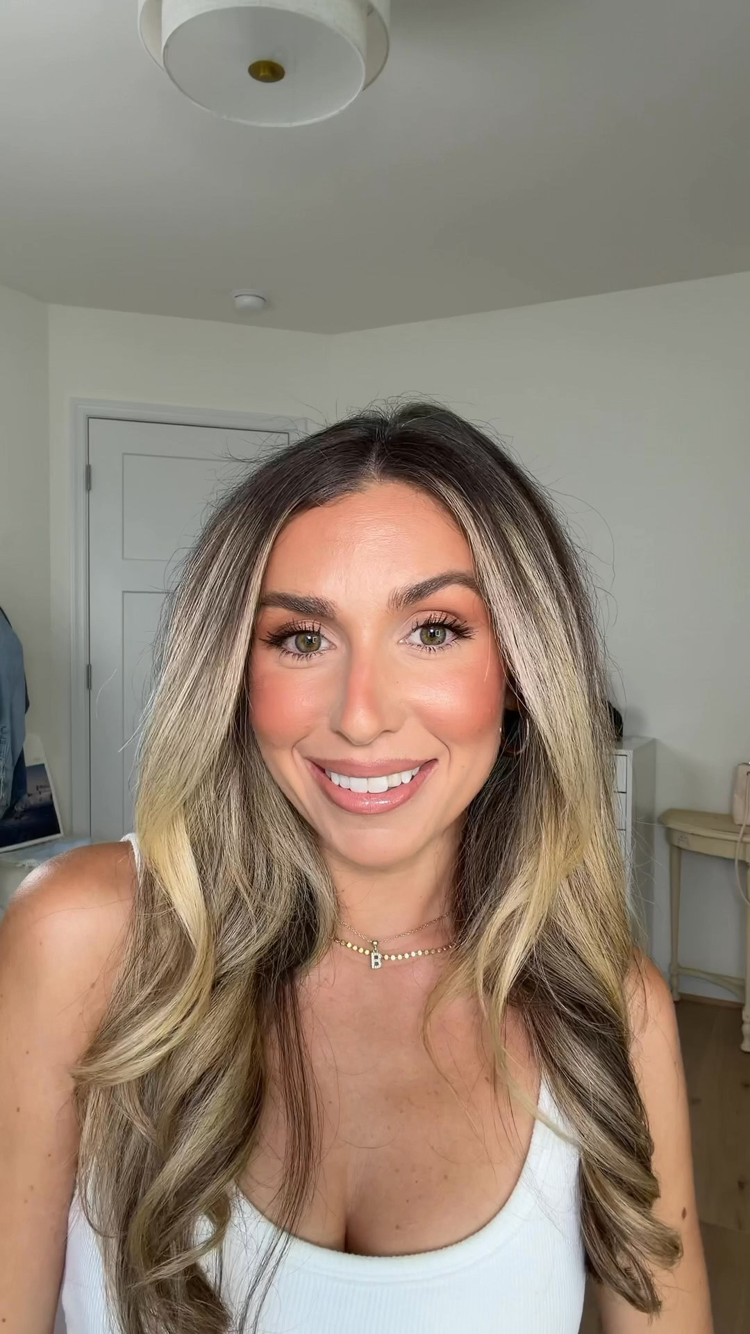 GRWM 🤍✨ face full of favorites! Sharing the shades & product details below 👇🏼 
+ L’Oréal lumi glotion shade medium 
+ maybelline lumi matte foundation shade 128
+ Natasha Denona concealer shade N2
+ dibs desert island duo stick in shade 2
+ one size setting powder in translucent 
+ morphe eyeshadow palette 
+ tarte Maneater mascara 
+ covergirl baked bronzer 
+ benefit precisely my brow pencil 
+ benefit 24 hour brow gel 
+ rhode peptide lip pencil in lunge 
+ lawless lipstick in Annie 
+ rhode peptide lip tint in ribbon

#LTKgrwm #LTKBeauty #LTKselfcare
