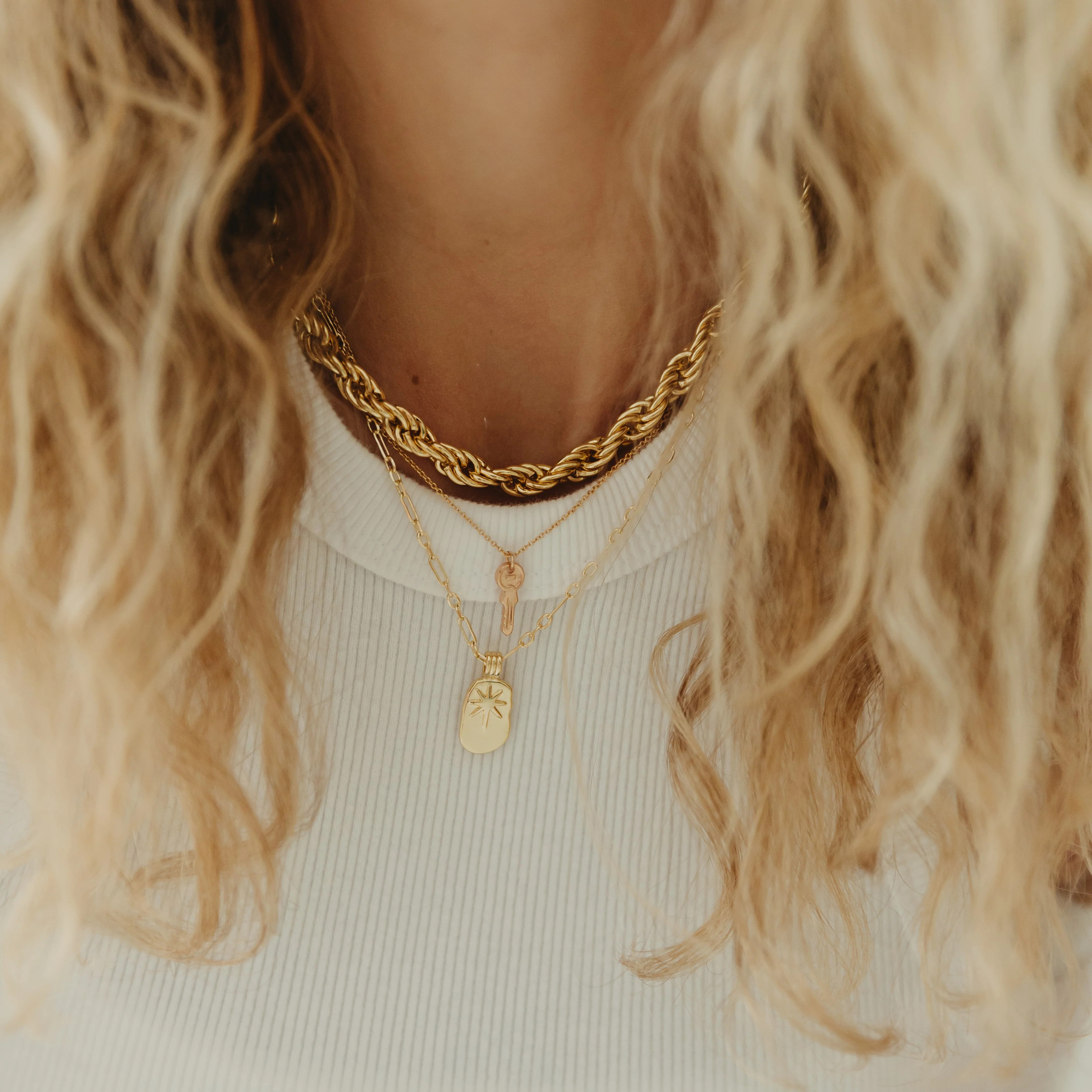 Cleo Layering Chain Necklace | Jonesy Wood