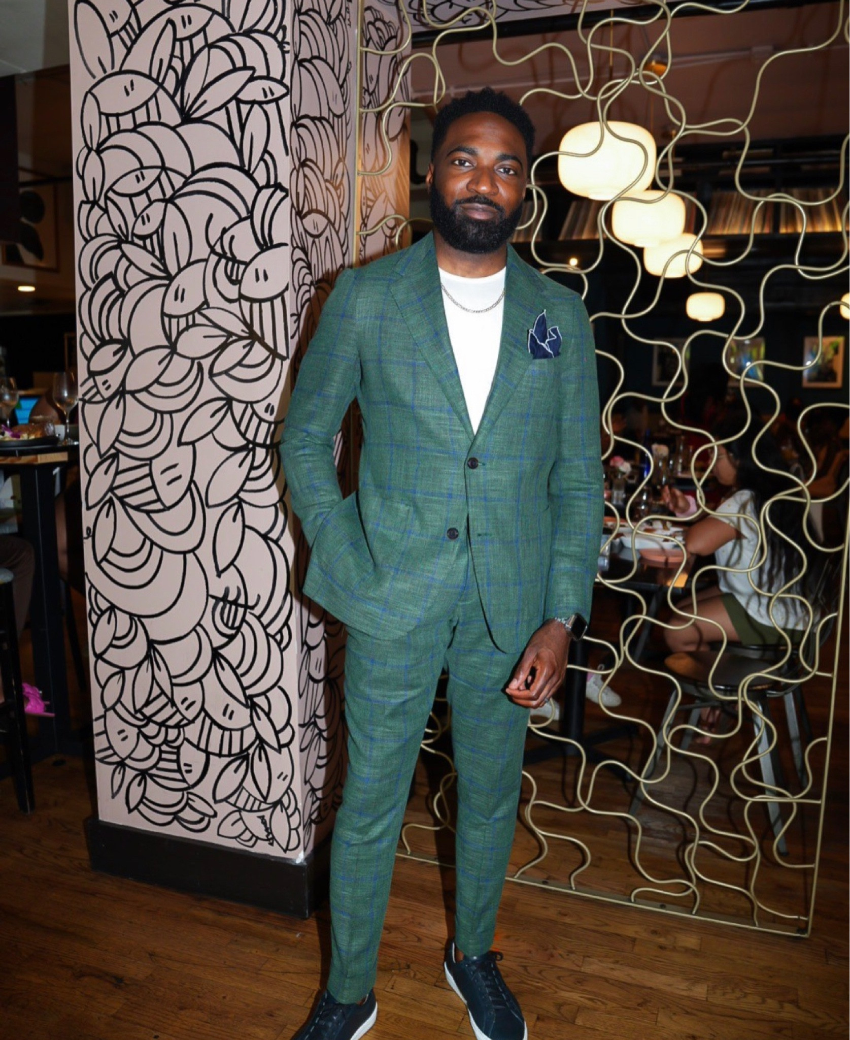 Kicking it at the LTK Creators Brunch yesterday. Popped out with this custom green window pane suit. Good times. 
(I’ve linked similar products.)
#LTKstyle 

#LTKmens #LTKstyletip #LTKworkwear