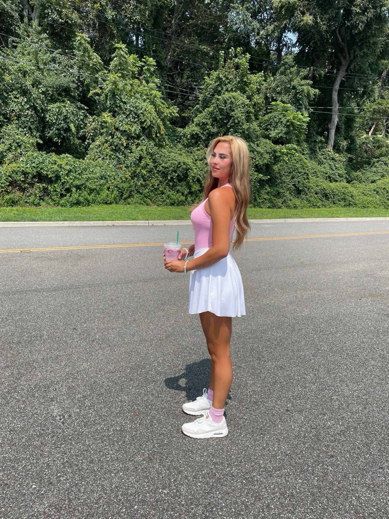Tennis skirt outfit
#tennisskirt
Tennis skirt outfit idea
Pink outfit
Sporty outfit inspo 

Follow my shop @elizabeth.alejandra on the @shop.LTK app to shop this post and get my exclusive app-only content!

#liketkit #LTKActive #LTKstyletip #LTKfindsunder100
@shop.ltk
https://liketk.it/4OLyk