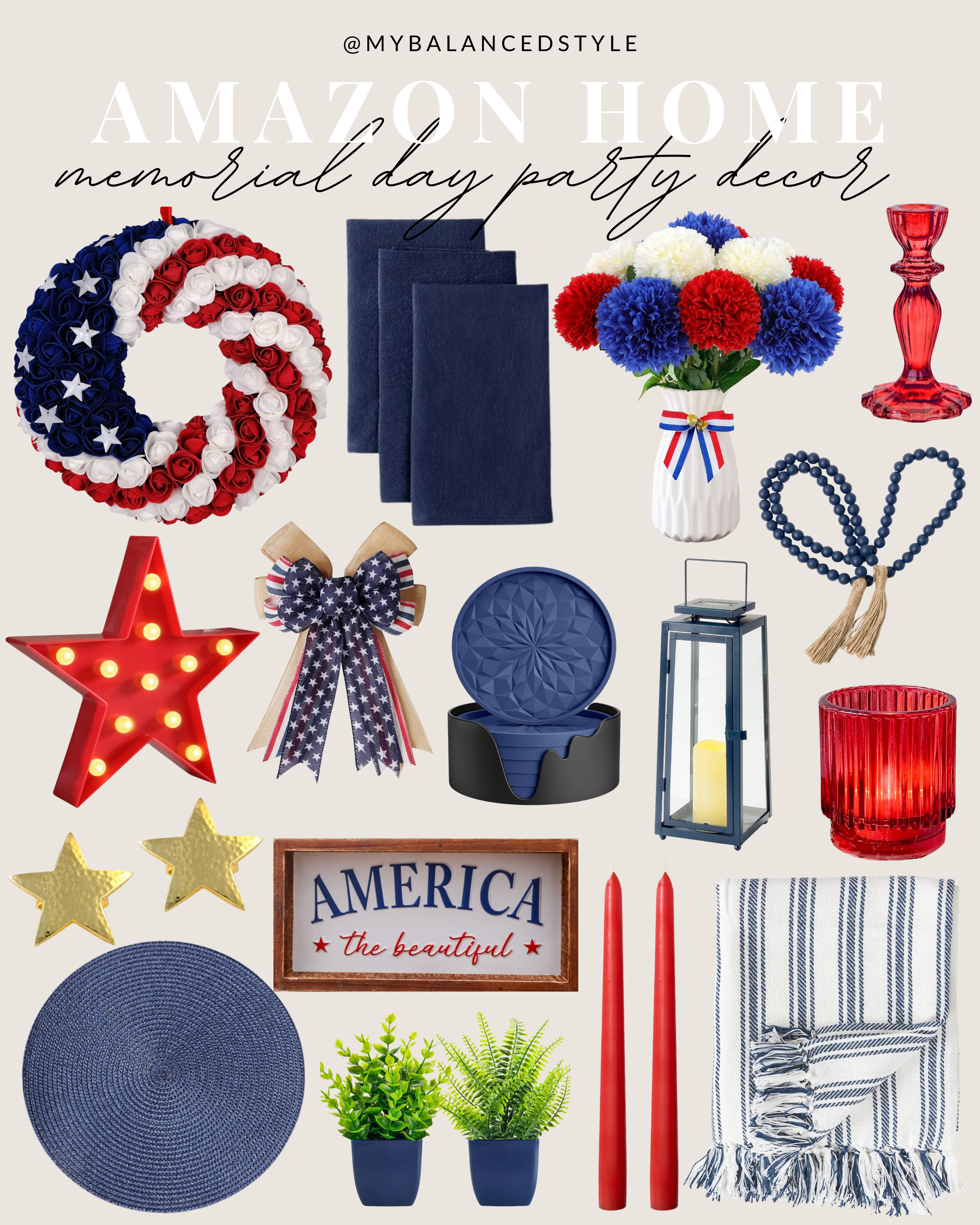 Amazon Memorial Day Party Decor

summer outdoor entertaining
backyard bbq essentials
patio party setup
outdoor string lights
melamine dinnerware
citronella candles
drink dispensers
outdoor coolers
garden party decor
grilling accessories
outdoor speakers
picnic table setup
reusable party cups
summer tablecloths
tiki torches
lawn games

#LTKSeasonal #LTKHome #LTKParties