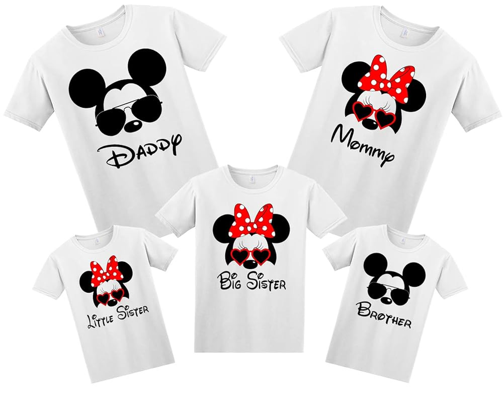 Disney family matching custom t-shirts, Family vacation disney shirts,Mickey Minnie mouse Persona... | Amazon (US)