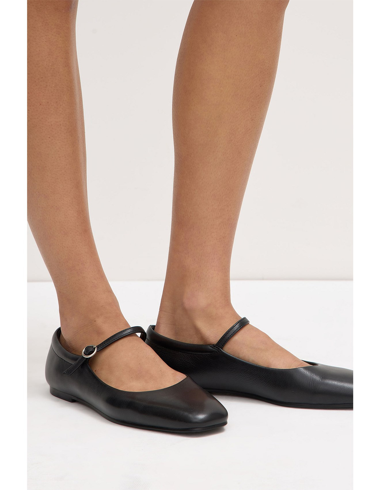 WOMEN'S Beth Leather Ballet Flat SHOE | David Jones (Australia & New Zealand)