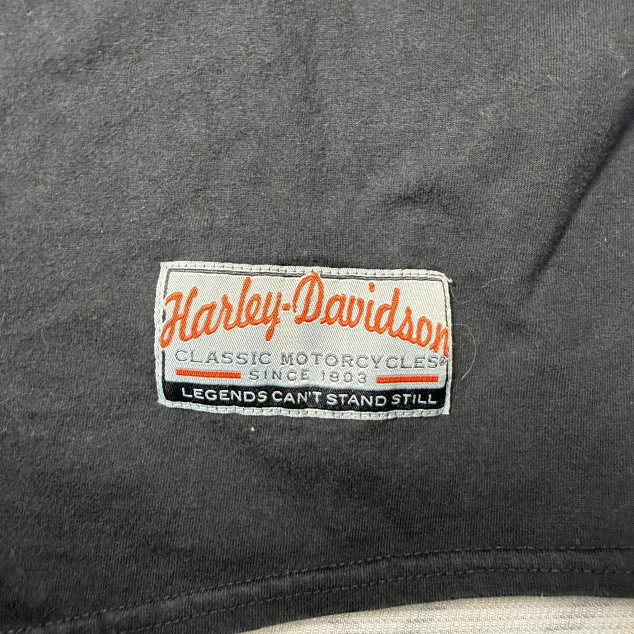 Harley-Davidson Baseball Jersey Style Button Up... | Depop | Depop US