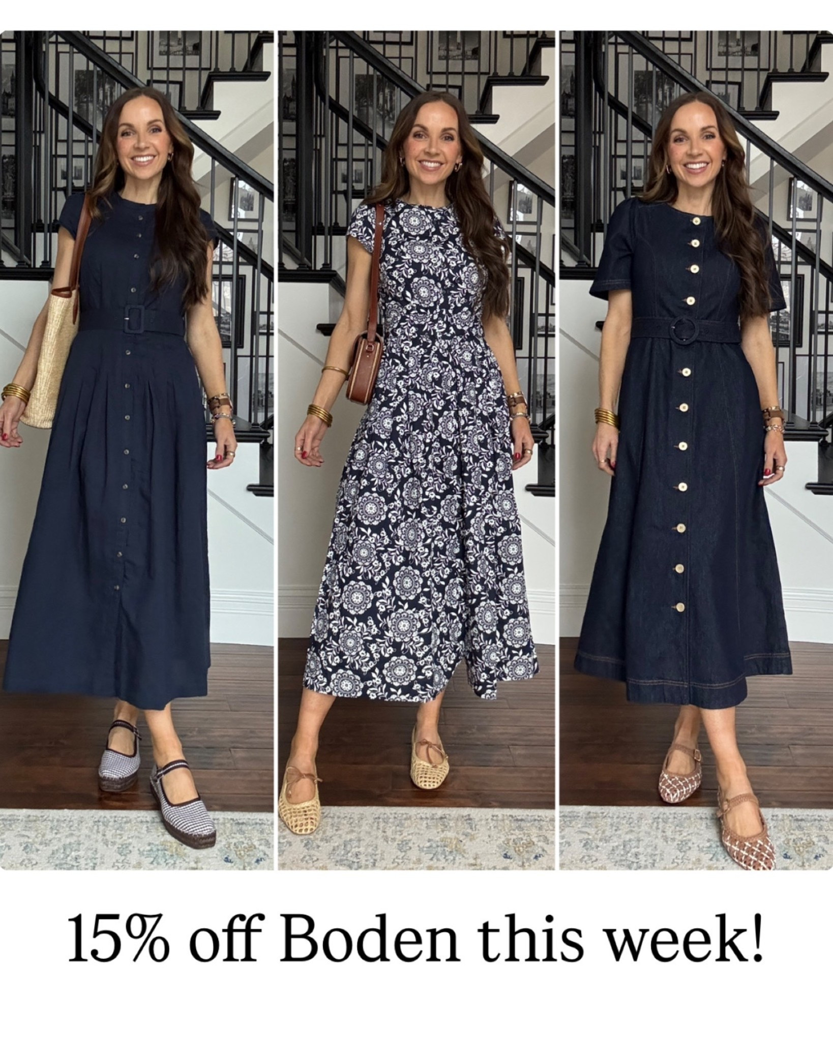 Boden favorites - I’m in a size 4R. Check their size guide!!