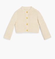 The Tiny Harper Cardigan - Cream Marl Knit | Hill House Home