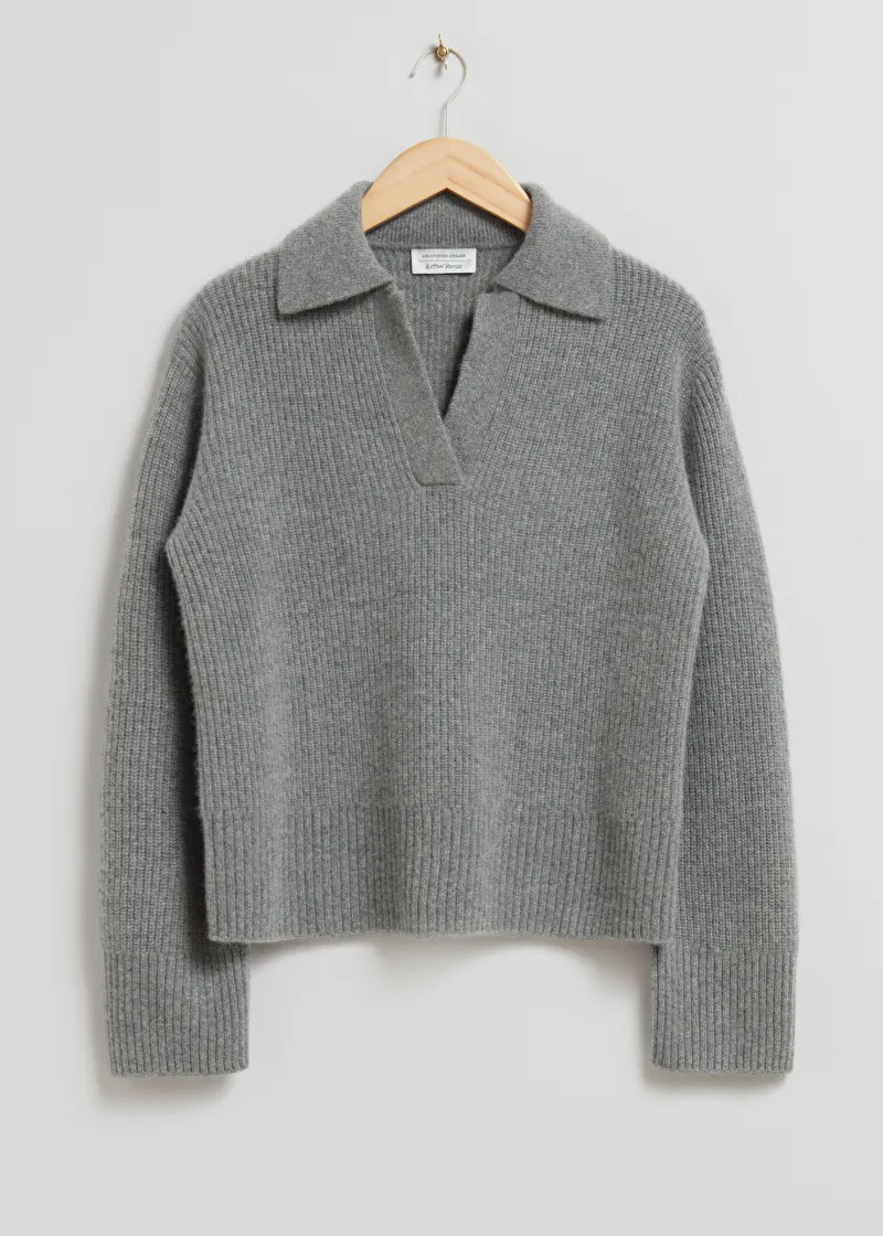 Collared Cashmere Jumper | & Other Stories US