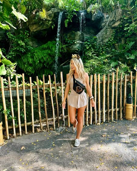 Disney World Outfit Inspo 🏰✨ This activewear outfit is cute and comfortable for a day at Animal Kingdom! 

Disney World outfit, Disneyland outfit, Disney park outfit, Disney bonding, disney princess outfit, magic kingdom outfit, Epcot outfit, animal kingdom outfit, Hollywood studios outfit, activewear outfit, Disney theme, tan onesie, tan romper, tan tennis dress, neutral tennis outfit, neutral activewear outfit, tan outfit, travel outfit, athleisure outfit, nude runsie, free people, tan shorts, neutral activewear shorts, Lululemon, align tank khaki activewear outfit, tan tank top, tan sports bra, tan skort, sand skirt, tan tennis skirt, tan activewear skirt, black belt bag, Disney belt bag, Disney backpack, lounge fly, leopard print outfit, animal print outfit,
Minnie Mouse ears headband, leopard ears, animal print headband, Disney ears, leopard print sneakers, cheetah print shoes, Disney trip essentials, leopard activewear, cheetah outfit, athleisure wear, athleisure outfit, leopard backpack


#LTKTravel #LTKStyleTip #LTKActive
