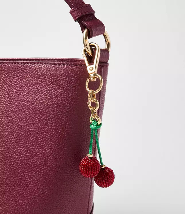 Cherry Bag Charm | LOFT