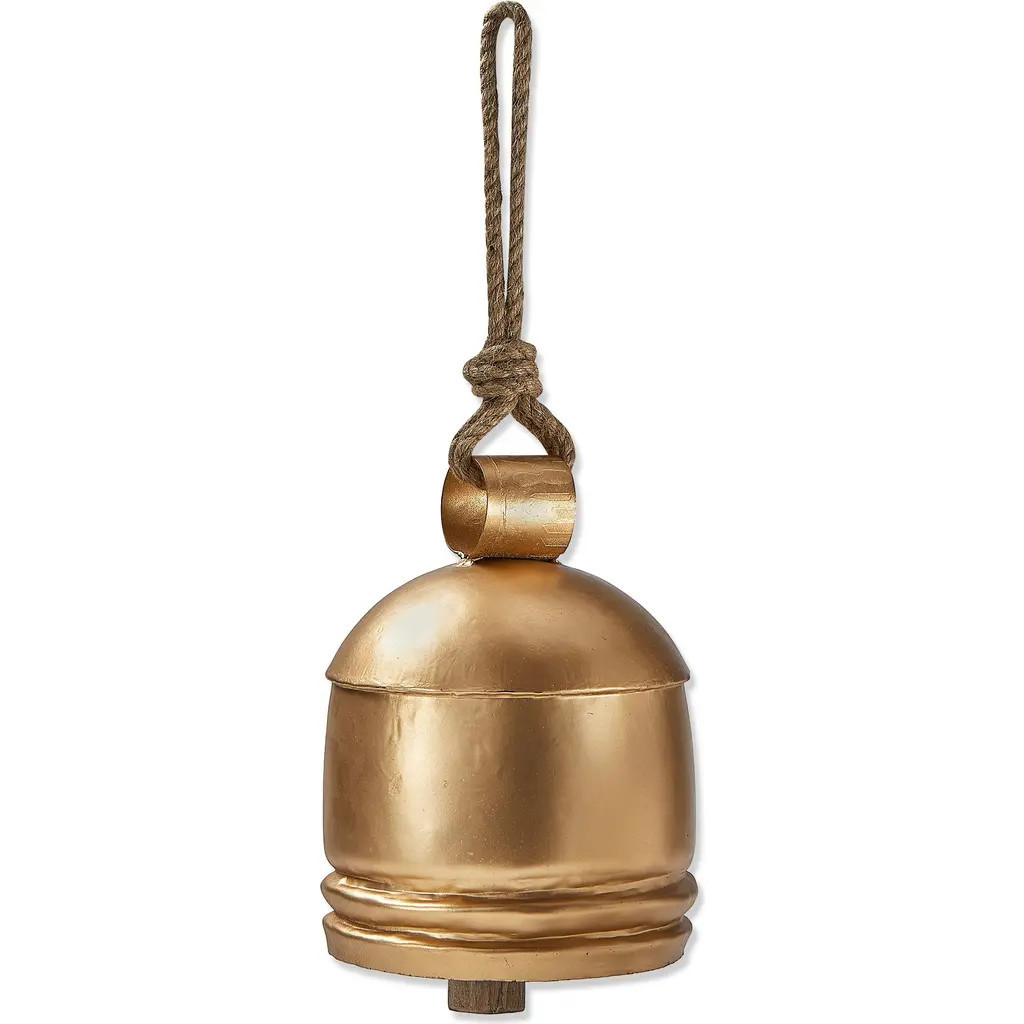 tag Classic Artisan XL Gold Bell Decorative Holiday Object in Yellow at Nordstrom | Nordstrom