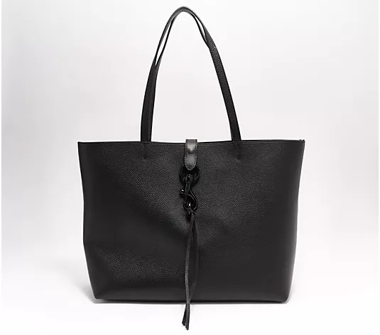 Rebecca Minkoff Megan Leather Triple Entry Tote | QVC