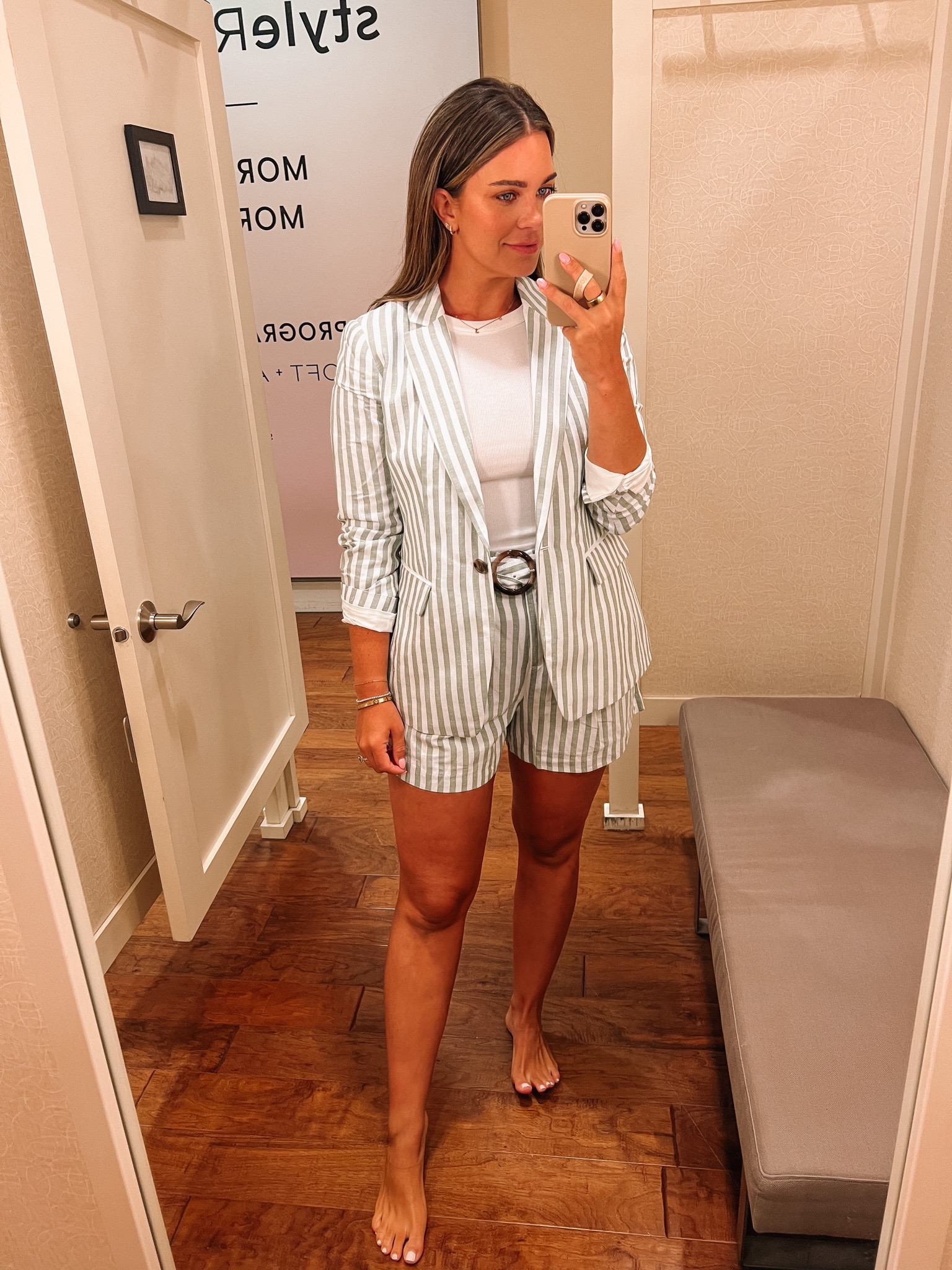 How CUTE is this linen blazer and shorts set from LLFT! 50% off with code CYBER 

#LTKstyletip #LTKunder100 #LTKsalealert