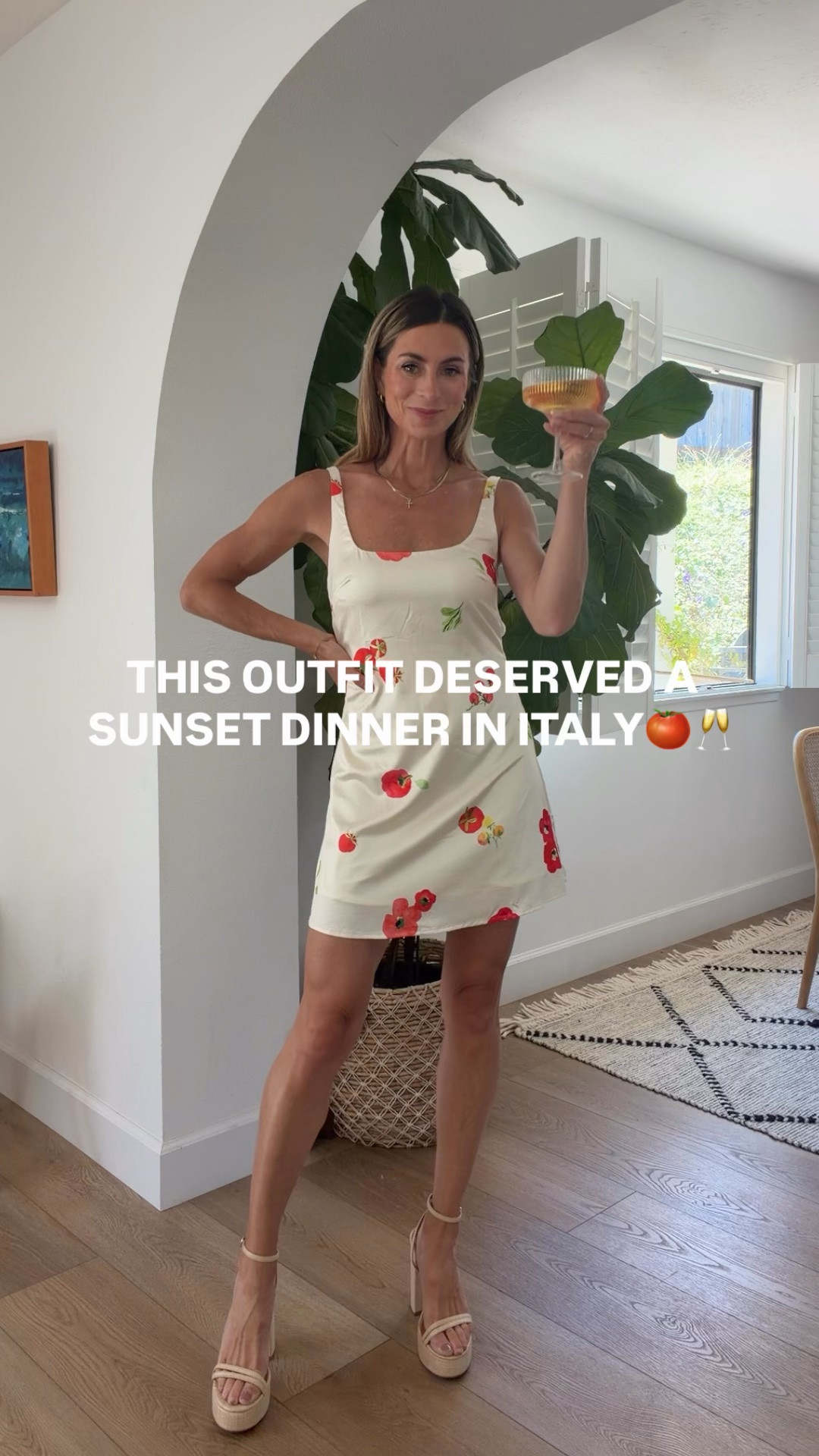 Tomato print mini dress 🍅🤍 The cutest European summer-inspired dress! Perfect for vacations, Italy trips, brunch, date nights, winery outings, summer parties, bridal showers, baby showers, and warm-weather events. Pair it with neutral wedges or sandals for an effortless coastal chic look.

tomato print dress, fruit print dress, mini dress, white summer dress, European summer outfit, Italy outfit, Amalfi Coast style, coastal chic dress, vacation dress, brunch outfit, winery outfit, date night dress, bridal shower dress, baby shower dress, summer vacation outfit.

#LTKootd #LTKTravel #LTKSeasonal