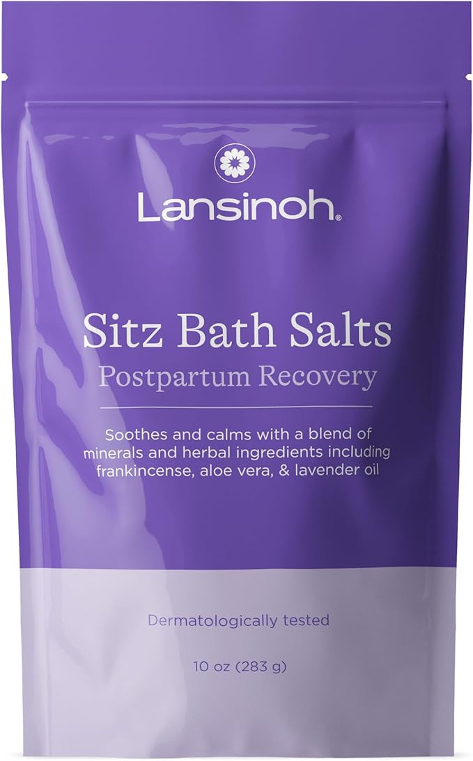 Lansinoh Sitz Bath Salts, Epsom Salt Bath Soak, for Hemorrhoid Treatment, A Postpartum Essentials... | Amazon (CA)