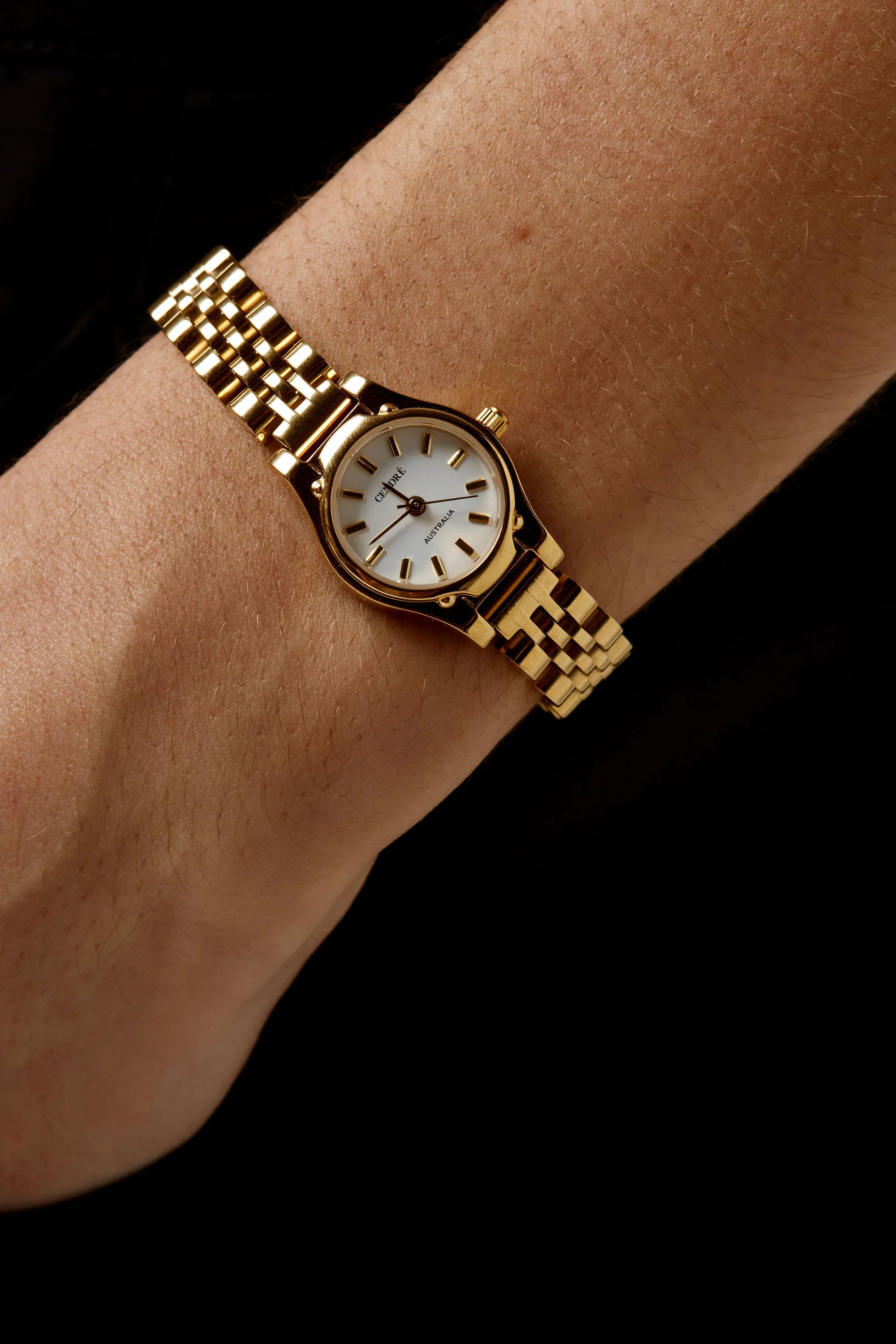 Isobel Watch | White | 14K Gold | Cendre