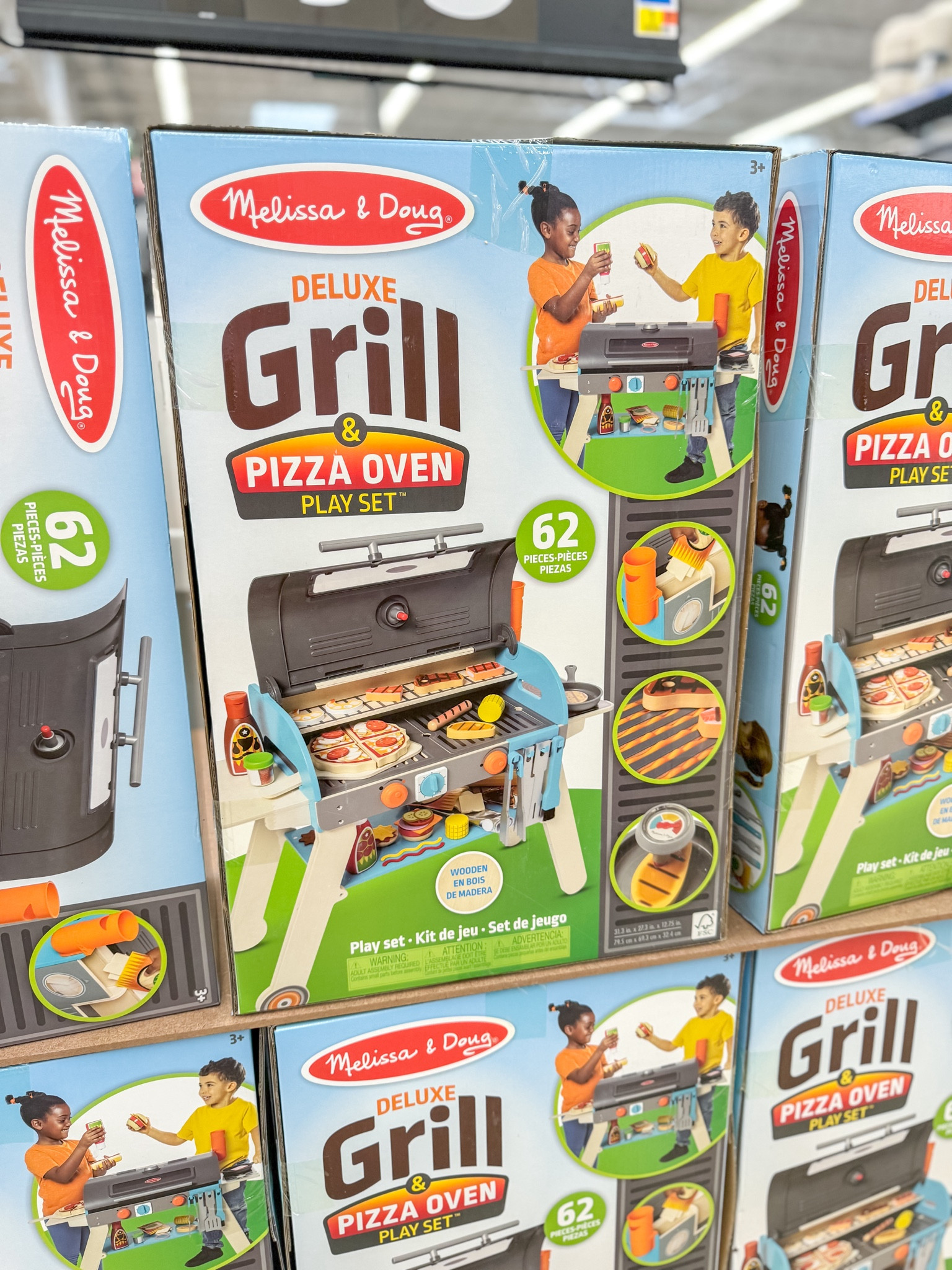 Melissa & Doug Wooden Deluxe Barbecue Grill, Smoker and Pizza Oven Play Food Toy for Pretend Play Cooking for Kids at Walmart

#LTKsalealert #LTKkids #LTKGiftGuide