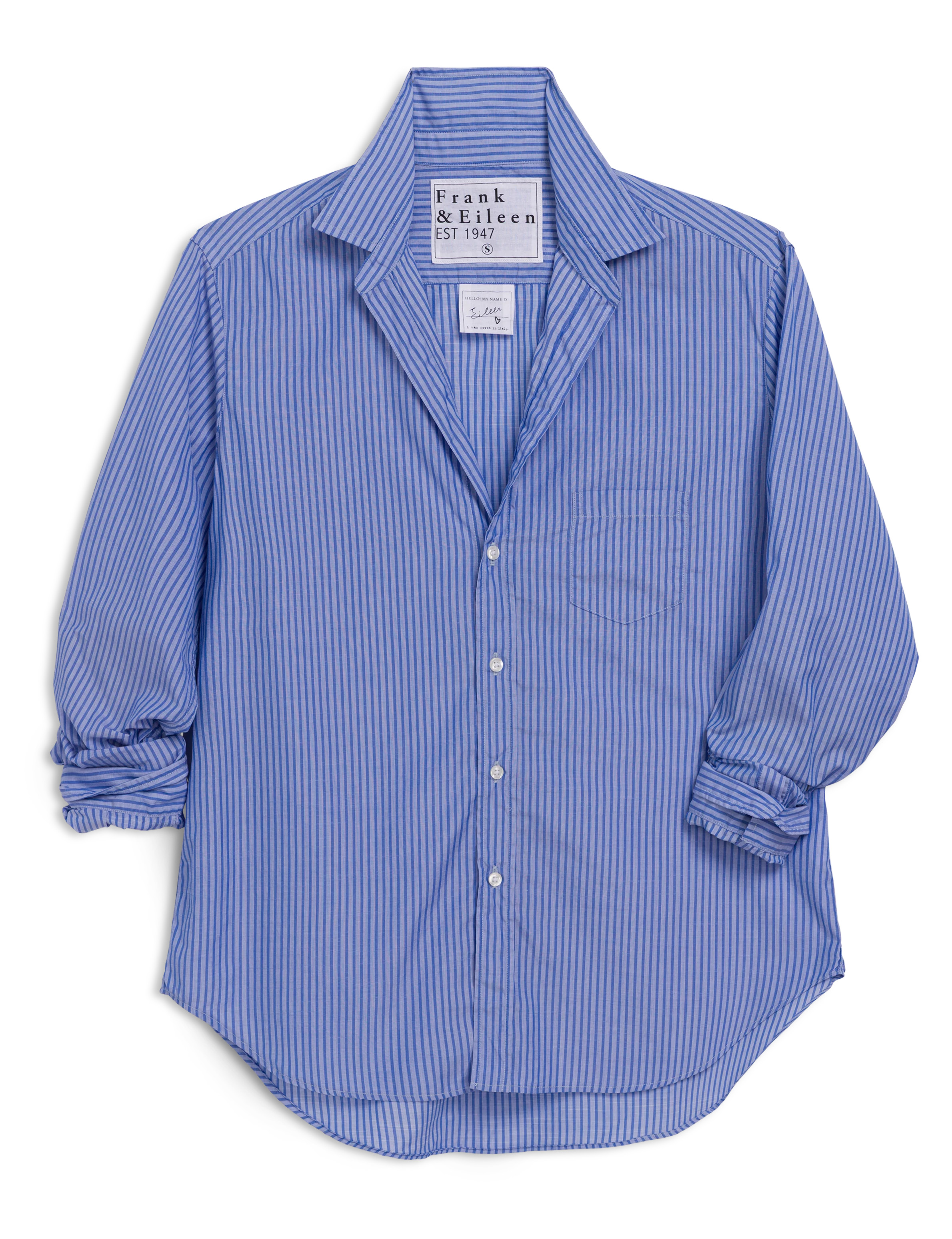 EILEEN Blue on Blue Stripe, Superluxe | Frank & Eileen