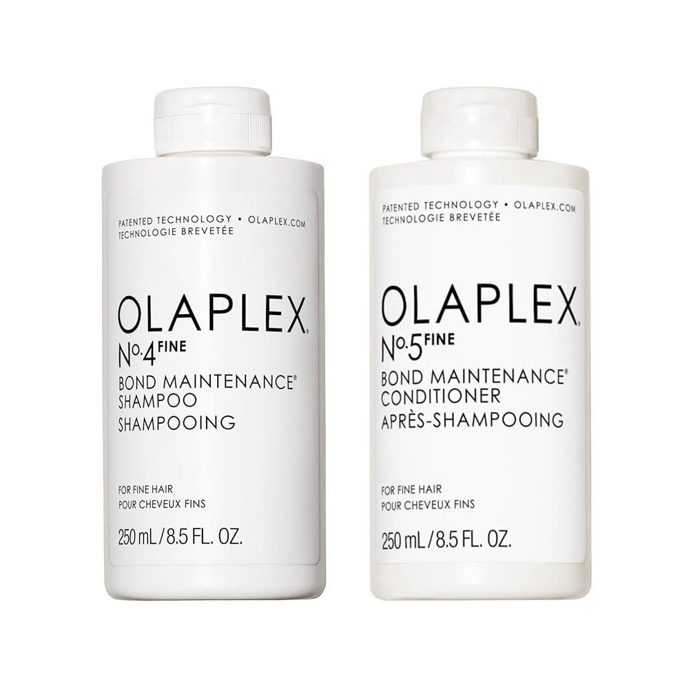Bundle of Olaplex No.4FINE Bond Maintenance® Shampoo, Ultra-light(8.5 Fl Oz) + Olaplex Nº.5FINE... | Amazon (US)