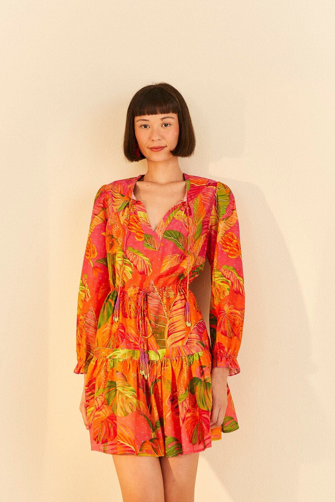 Orange Ombre Forest Mini Dress | FarmRio