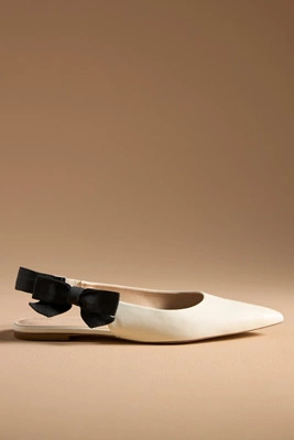 Maeve Side-Bow Slingback Flats | Anthropologie (US)