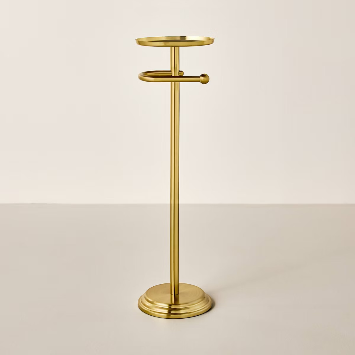 26" Brass Toilet Paper Stand Brushed Finish - Hearth & Hand™ with Magnolia | Target