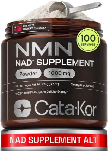 Cata-Kor NMN Supplement Powder 1000 mg - Pure NMN Powder 100 Servings 105g | Amazon (US)
