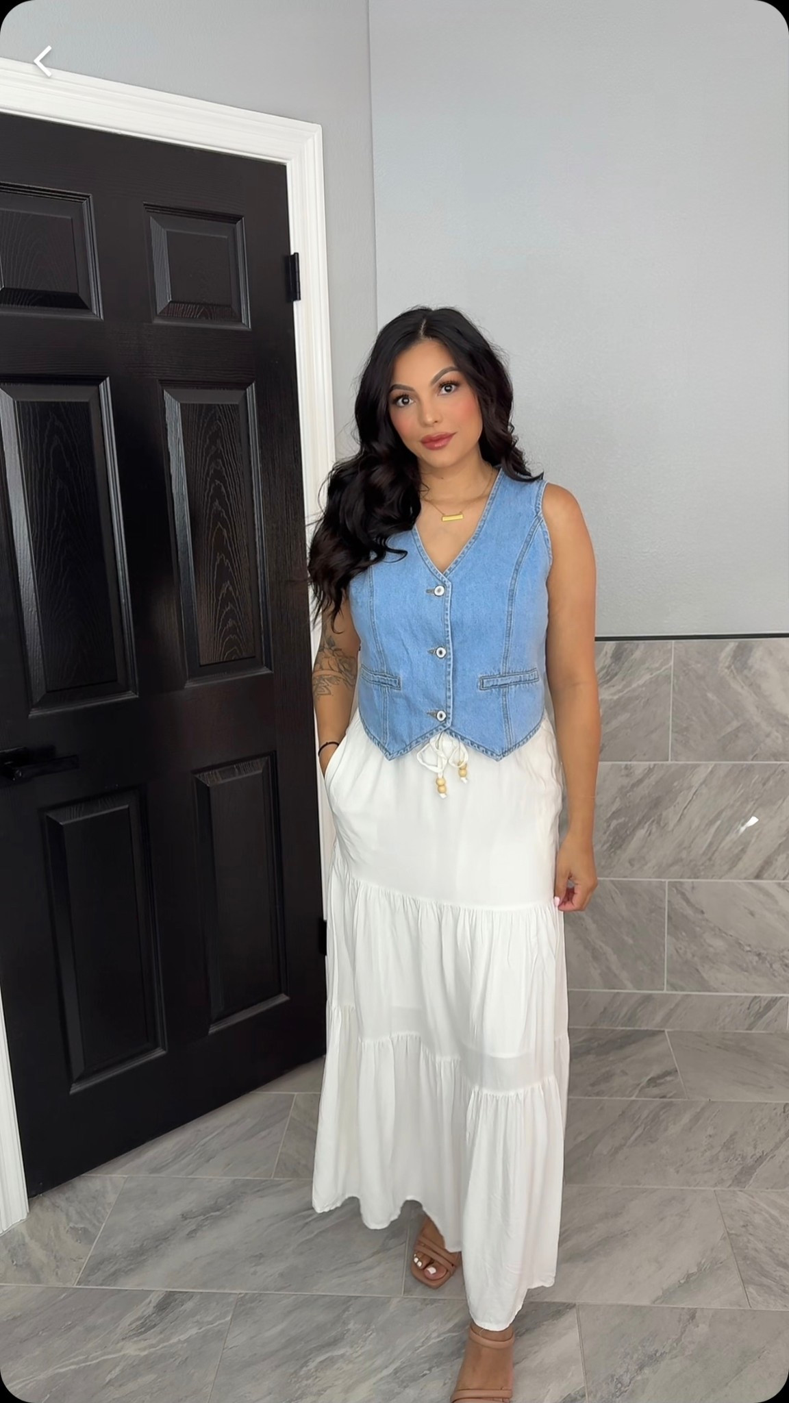 Top size medium
Skirt size medium 
Shoes -7 
5’4 145lbs 


#LTKSeasonal #LTKFindsUnder100 #LTKStyleTip