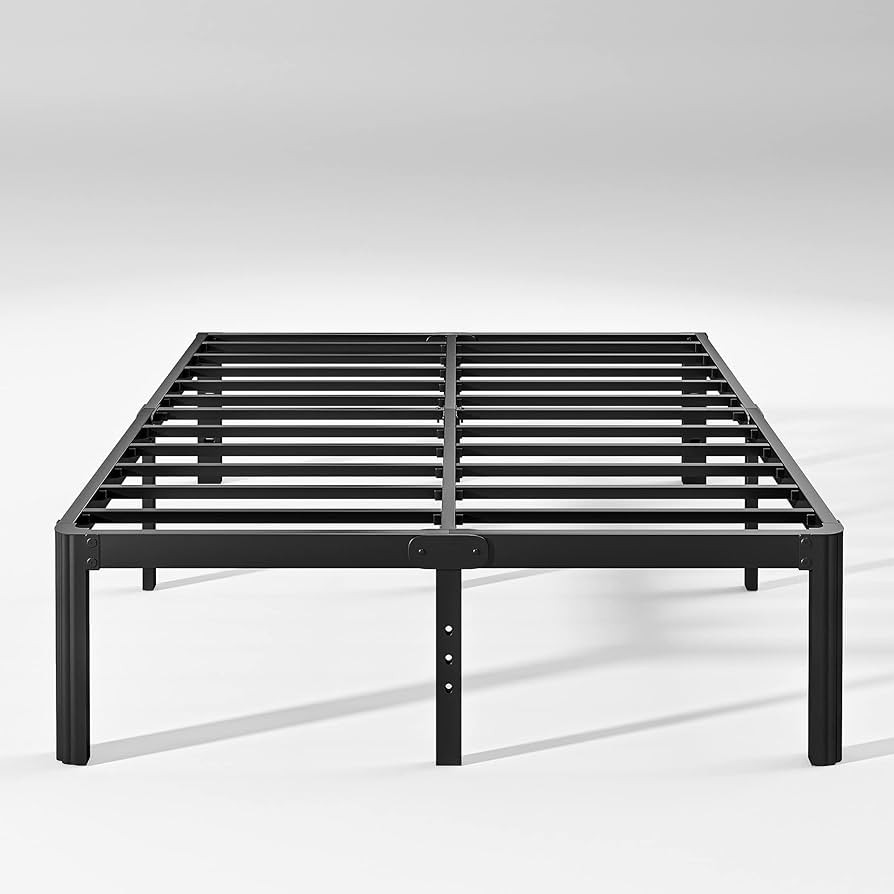 14in High Queen Bed Frame No Box Spring Needed, Heavy Duty Metal Platform Bed Frame Queen Size wi... | Amazon (US)