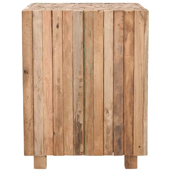 Richmond Square End Table Medium Oak - Safavieh | Target