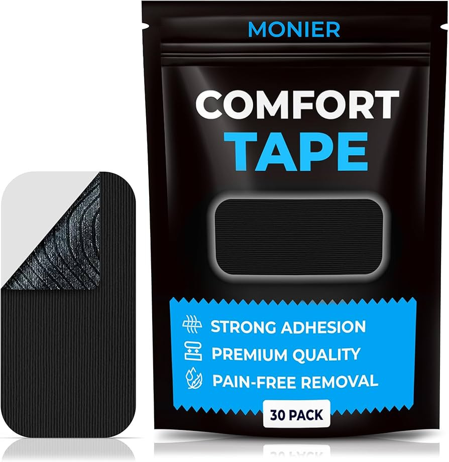 MONIER Comfort Tape (30 Pack) - Pain Free Removal, Hypoallergenic, Latex Free & Gentle On Skin - ... | Amazon (US)
