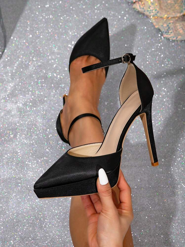Women's Elegant Fashion Sexy Strap High Heel Platforms Dress Shoes | SHEIN