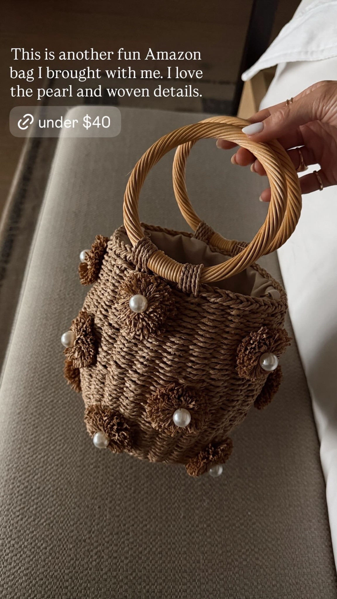 This is another fun Amazon bag I brought with me. I love the Pearl and woven details✨

#LTKootd #LTKgrwm #LTKBeauty