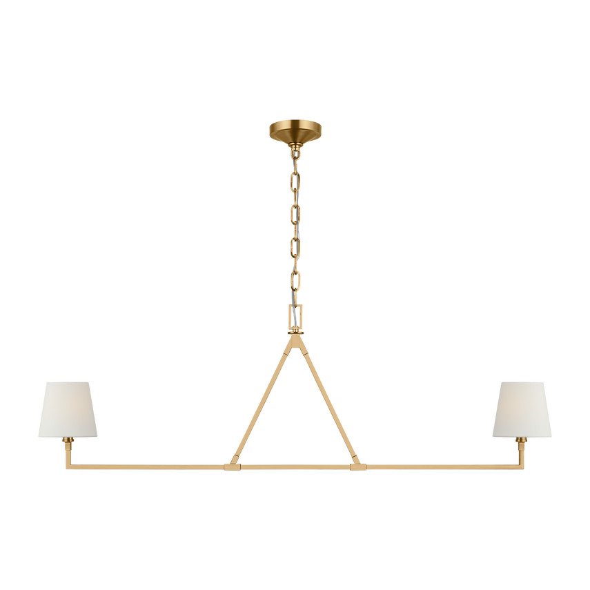 Perth Large Linear Chandelier | Visual Comfort