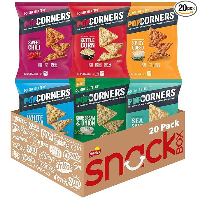 Popcorners Snacks, 1 Ounce (Pack of 20) | Amazon (US)