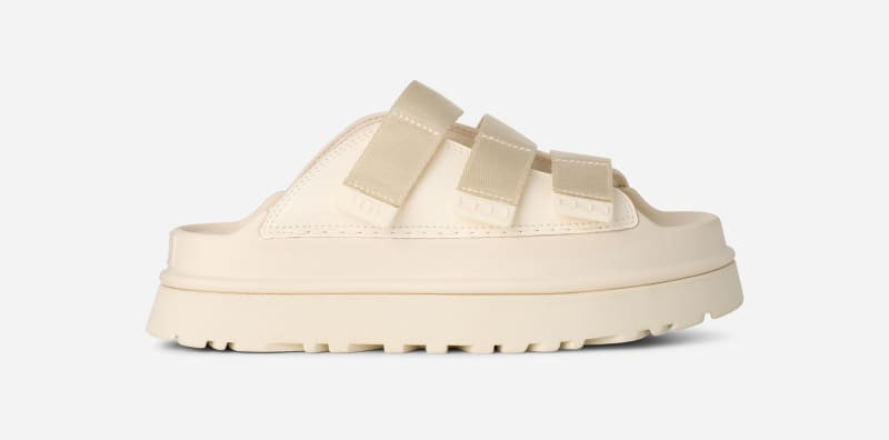 UGG® Women's GoldenGlow Slide Synthetic Sandals in Jasmine, Size 5 | UGG (US)