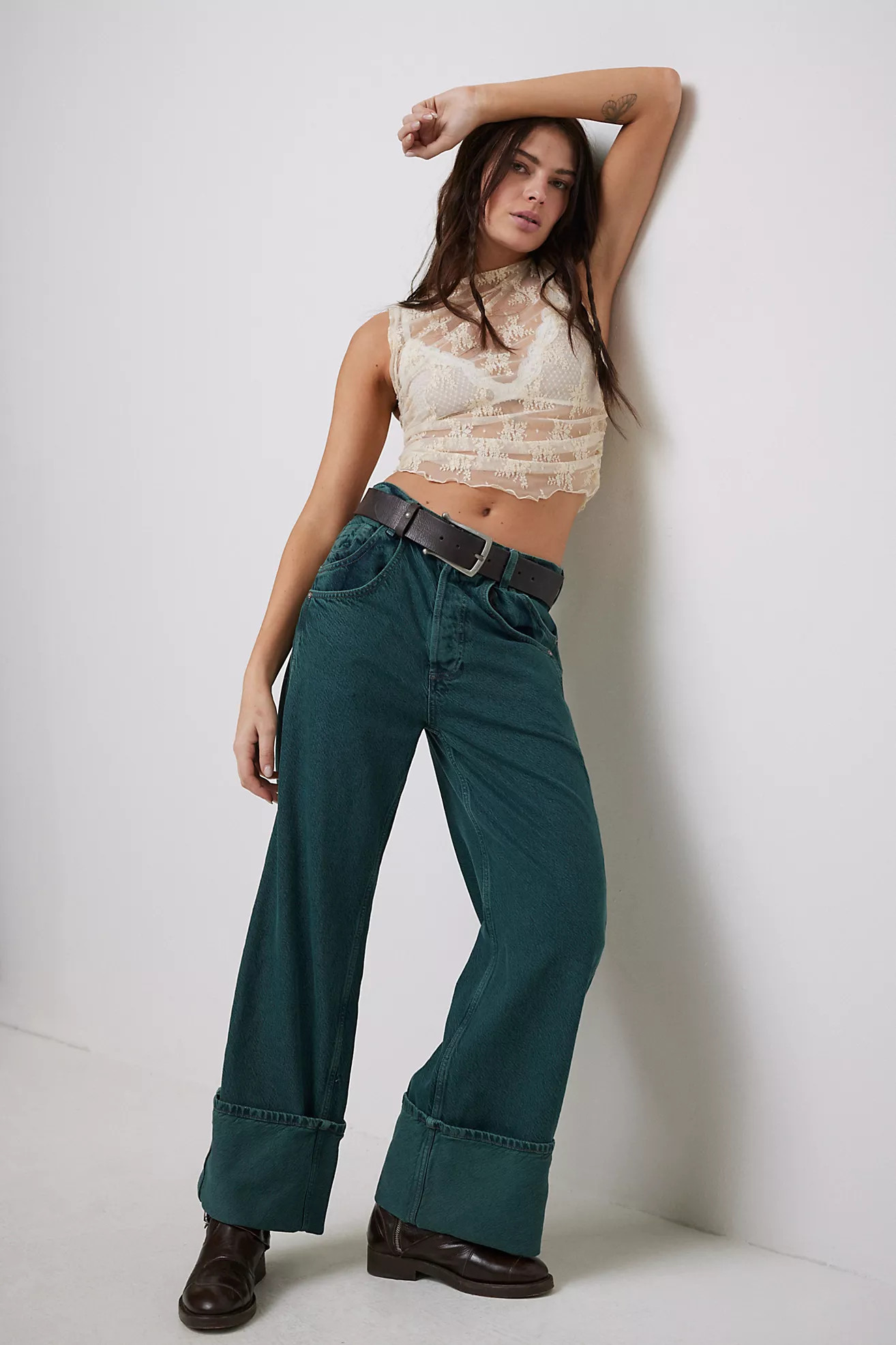 We The Free Final Countdown Cuffed Low-Rise Jeans | Free People (Global - UK&FR Excluded)