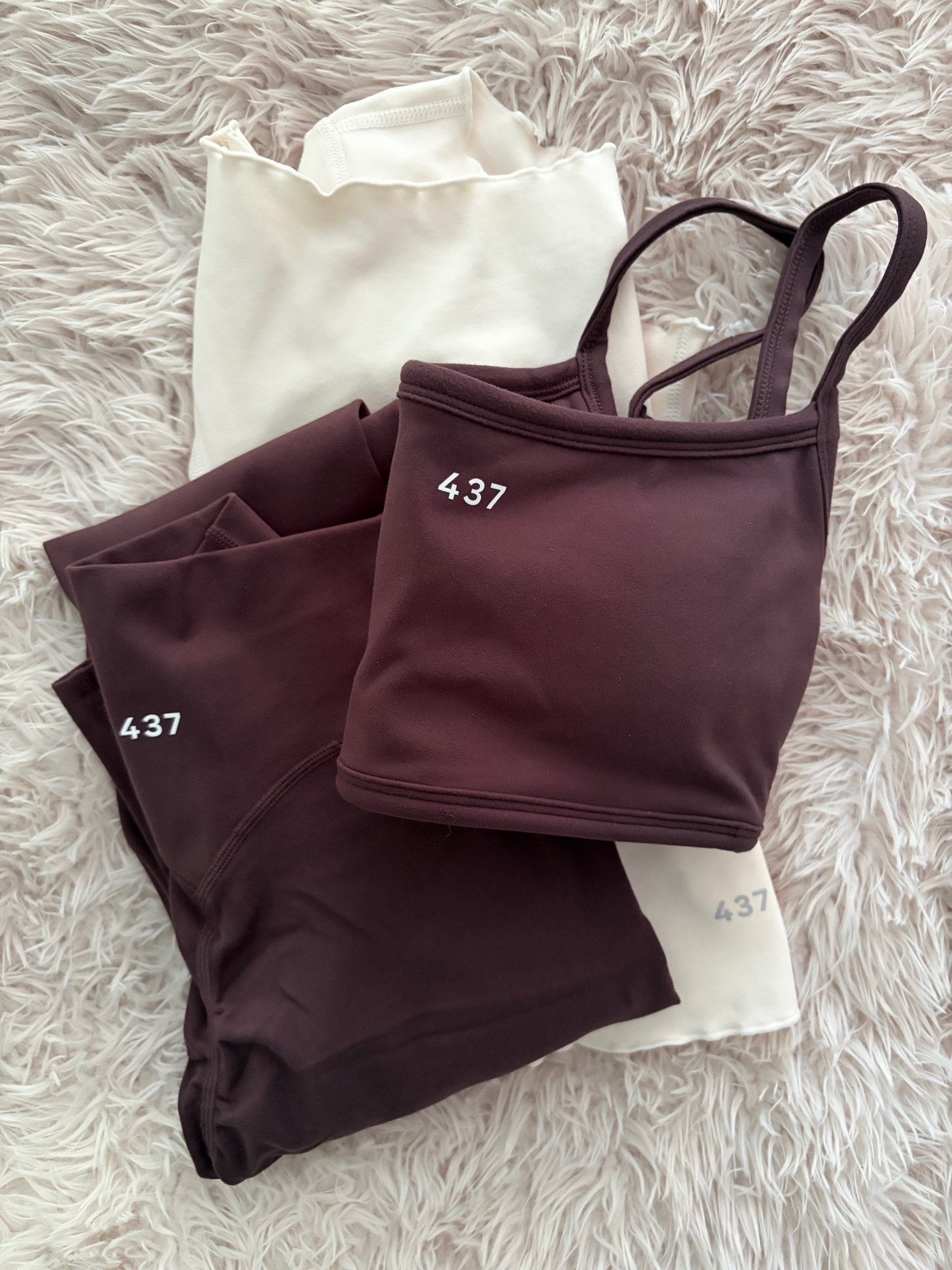 Espresso era ☕️🤎 this @Shop 437 yoga set & wrap top is everything (gifted)