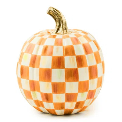 Orange Check Small Pumpkin | Wayfair North America