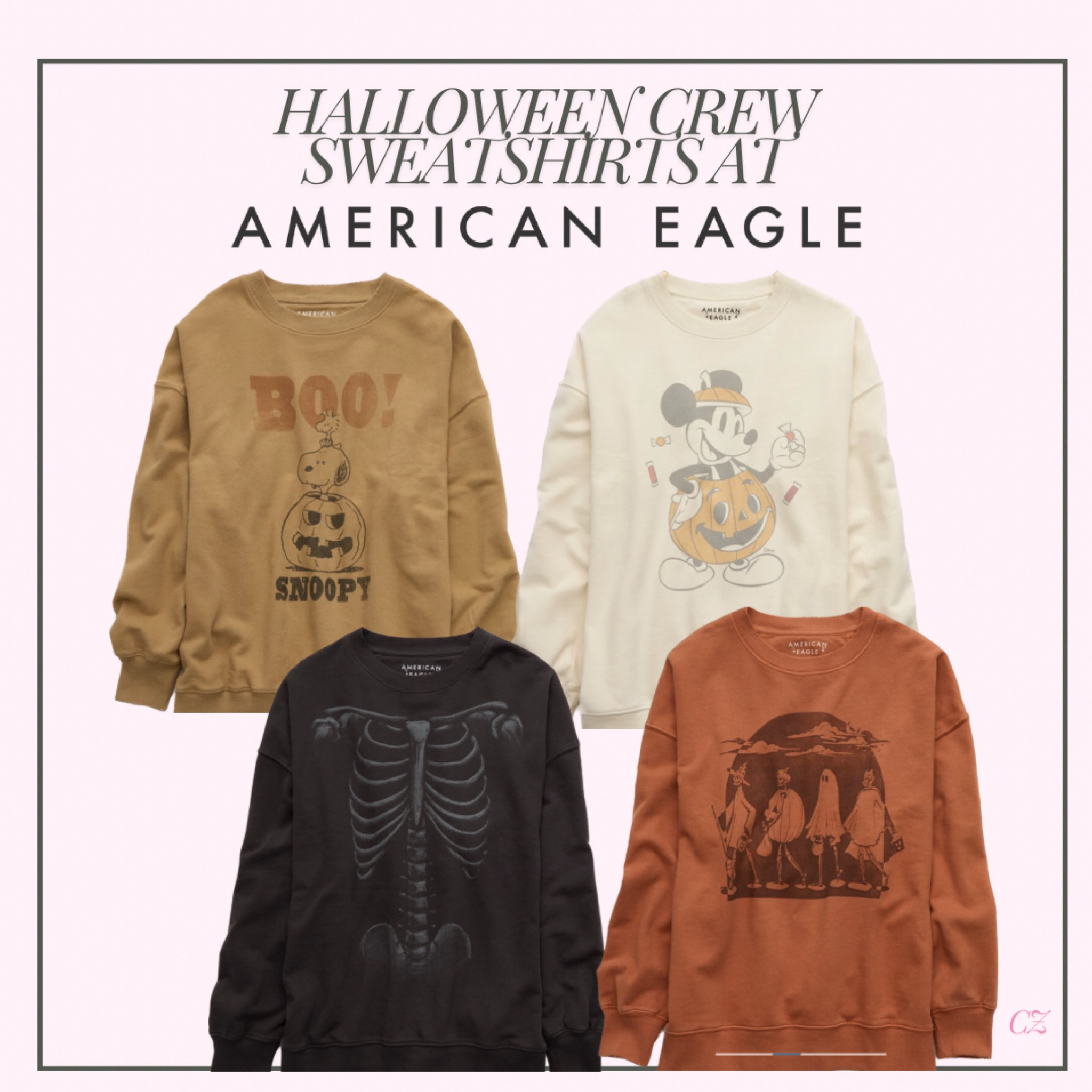 New spooky crewneck sweatshirts from American Eagle 

#LTKSeasonal #LTKFindsUnder50 #LTKU