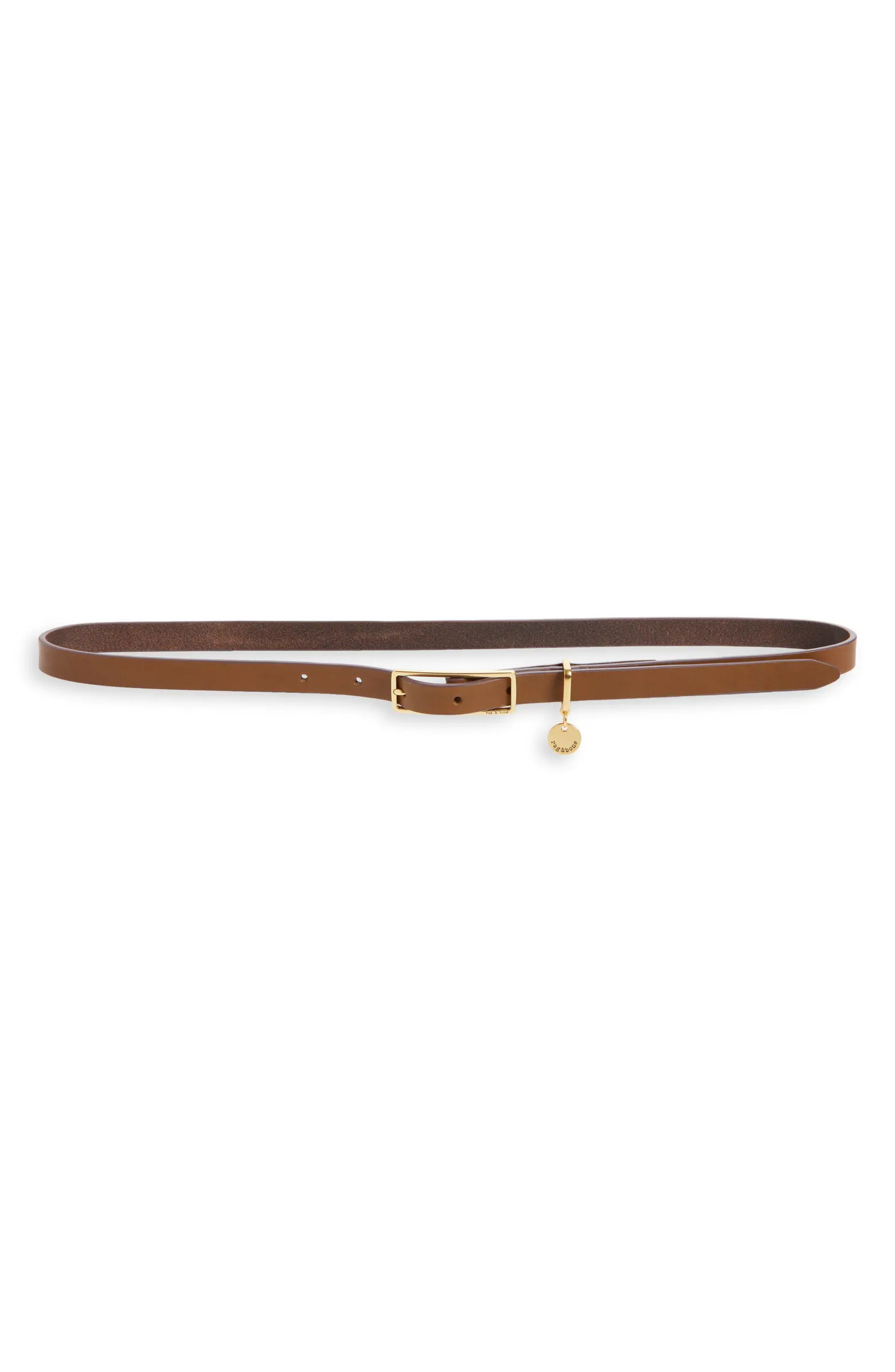 Baby Rounded Rebound Leather Belt | Nordstrom